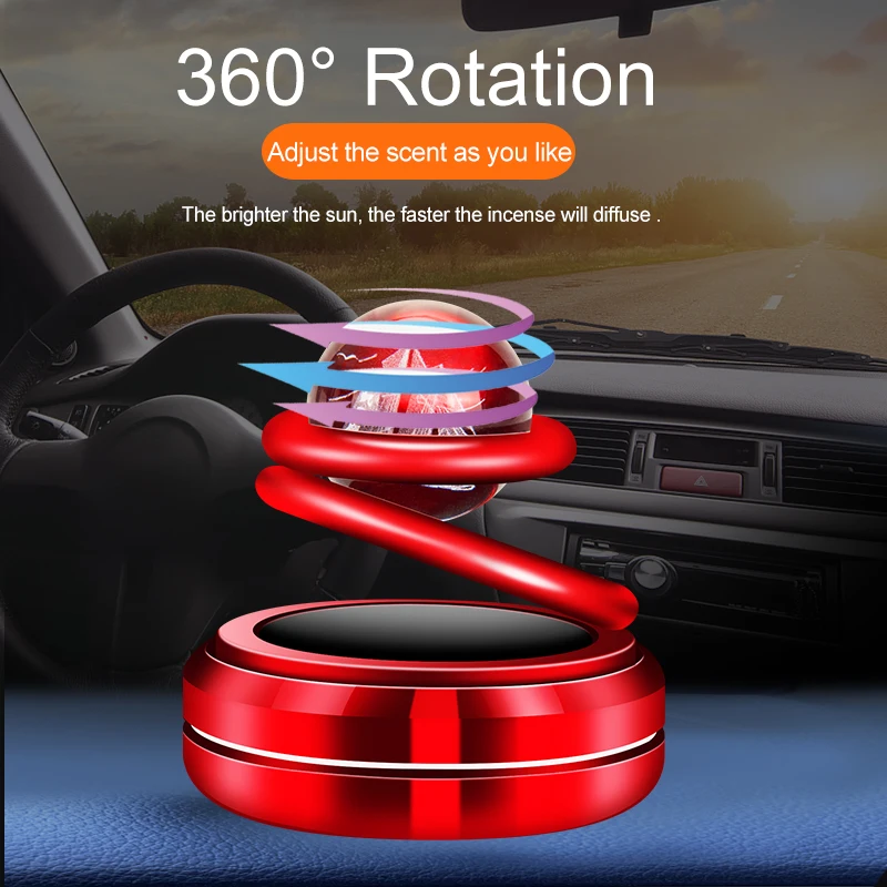 Solar Interstellar Suspension Car Aromatherapy Creative Car Perfume Interior Decoration Decoration car air freshener