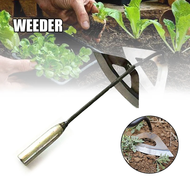 Newly New All-Steel Hardened Hollow Hoe Multifunctional Weeding Shovel Practical Durable Garden Hand Tools