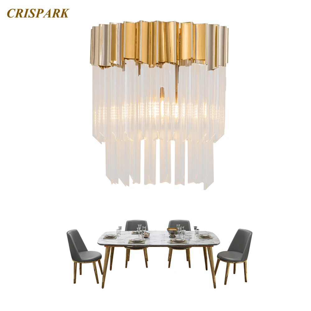 

Modern Glass Wall Lamp Luxury Golden Finish Wall Sconce Nordic Creative Light Fixture for Restaurant Bedroom Staircase