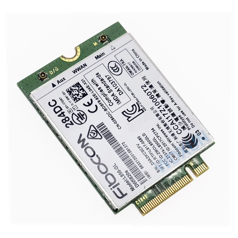 DW5820e L850-GL L850 DW5820 LTE 4G Karte Modul 0284DC 284DC Für Dell laptop 3500 5400