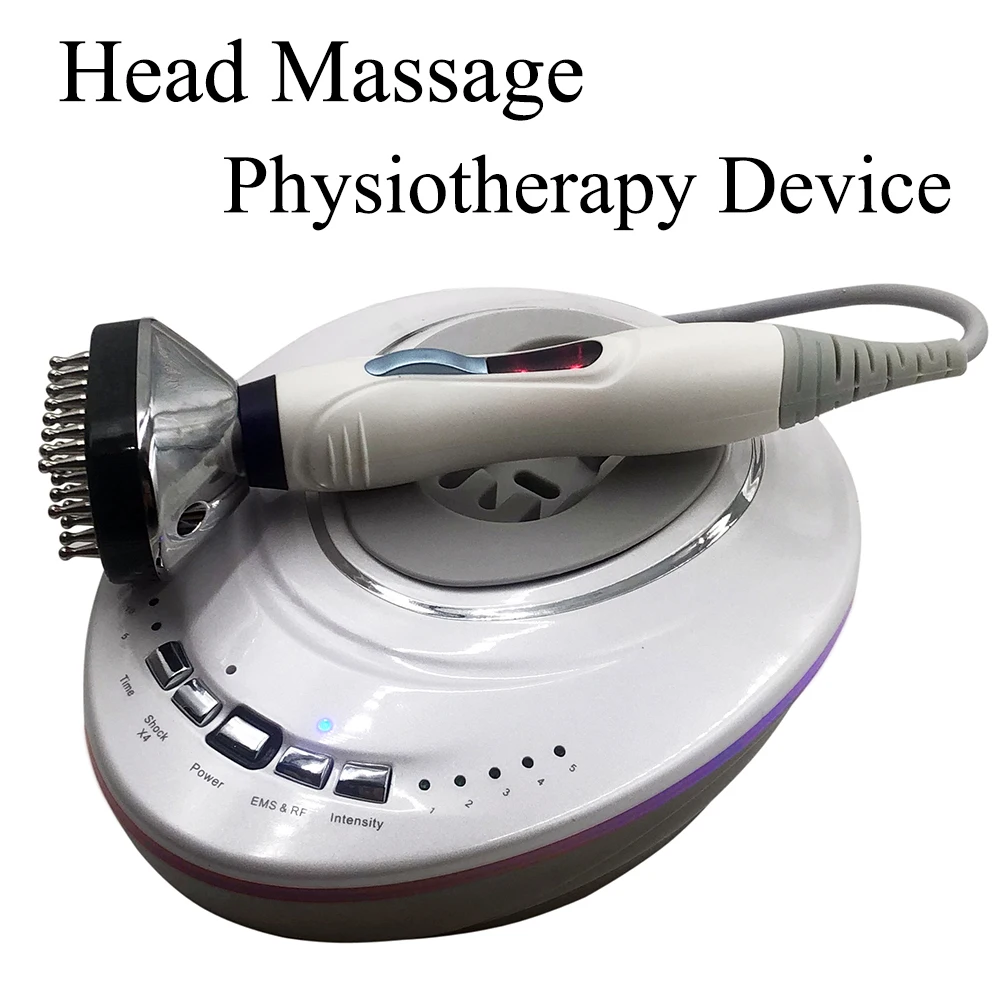 

Head Massage Physiotherapy Device Hair Growth Regrowth Massager Brush EMS Microcurrent Vibration RF Hyperthermia Light Therapy