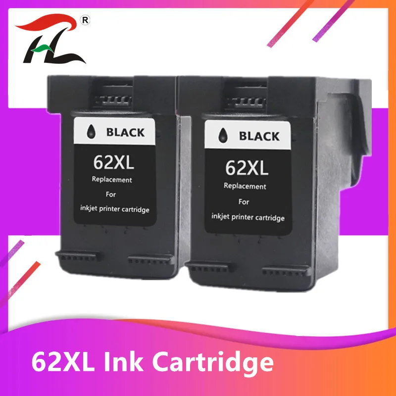 cartucho de tinta preta compativel para hp 62 xl para hp62 para hp envy 5540 5640 7640 5646 5541 5740 5742 5745 200 250 printer 62xl 01