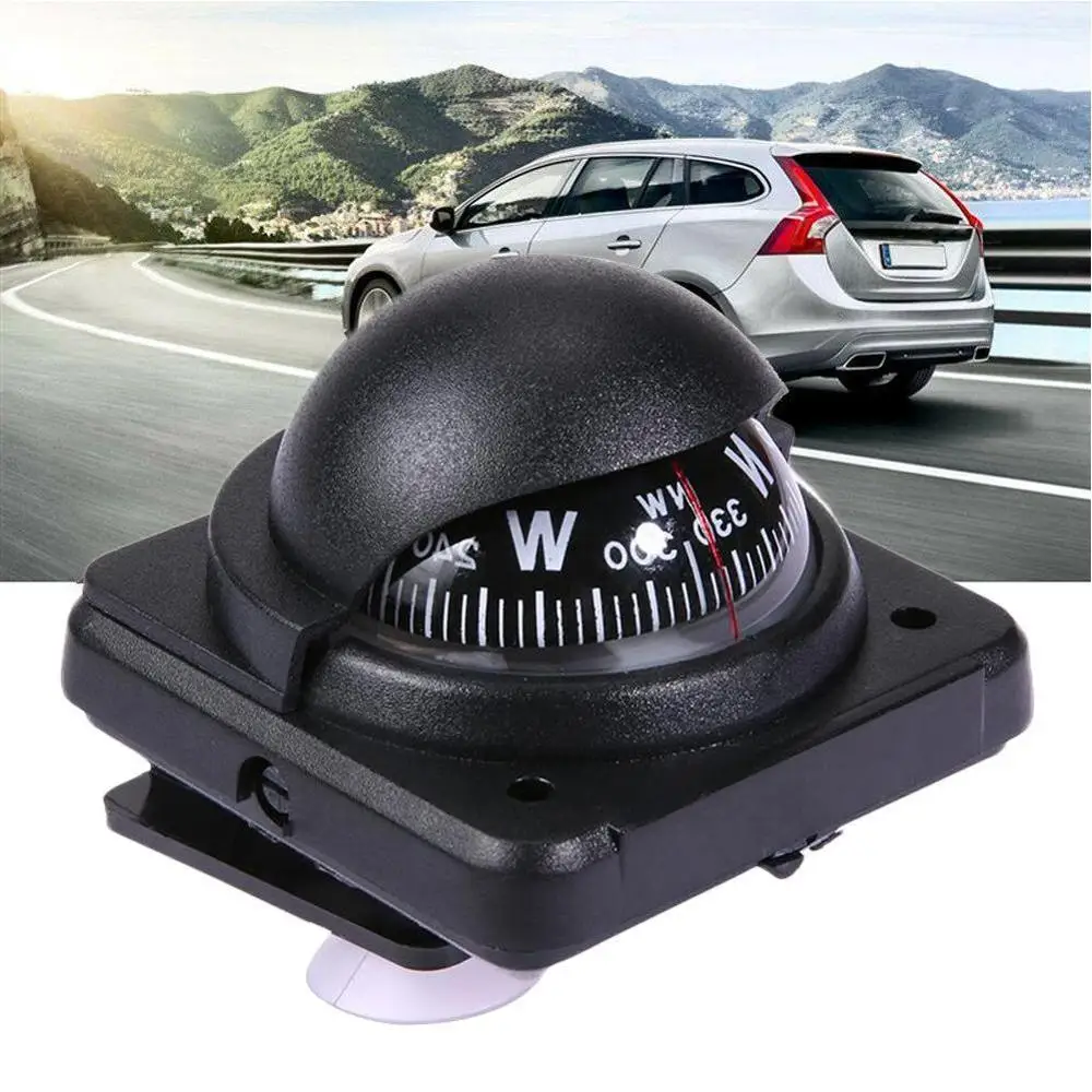 Marine Compass Ball Navigation For Boat Car Truck Dashboard Magnetic Portable M5X2 Accurate Vehicle Adjustable Dashboard Y7A3