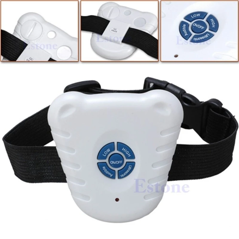 Ultrasonic Control Collar Dog Bark Stop Anti Barking Ne K2V