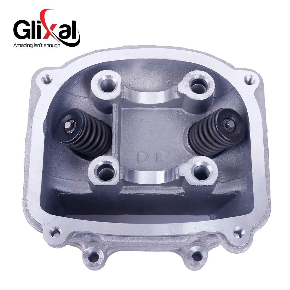 Glixal GY6 160cc High Performance 58.5mm Scooter Engine Rebuild Kit Big Bore Cylinder Kit Cylinder Head assy Moped Scooter ATV