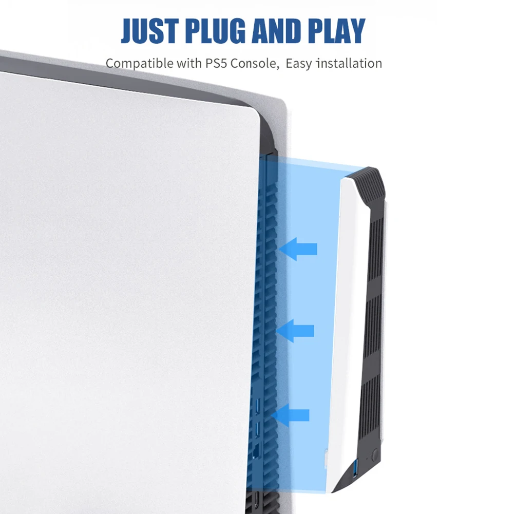 Cooling Stand for PS5 Controller Game Console Cooler Fan Radiators Vertical Holder Bracket for Play Station 5 Accessories