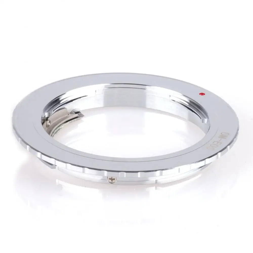 Camera Lens Adapter  Ring with Electric Chip III for Olympus OM Lens for Canon EF Mount Cameras lens holder