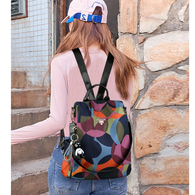 Mochila de tela Oxford para mujer, bolsos de hombro, mochilas escolares para niñas adolescentes, Mochila de viaje ligera para mujer