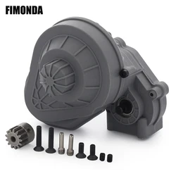 FIMONDA 32P Gearbox with Pinion Transmission Gear Set Assembled for 1/10 RC Crawler Car Axial SCX10 90047 90104 Upgrade Parts