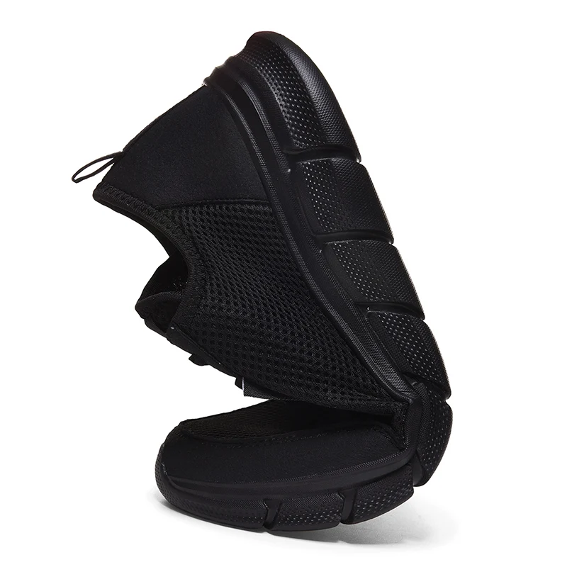Zapatillas deportivas de malla para hombre, zapatos informales transpirables, cómodos, con cordones, de talla grande 38-48, para verano, 2020