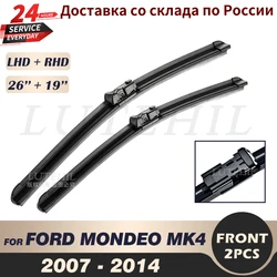 Wiper Front Wiper Blades For Ford Mondeo 4 2007 2008 2009 2010 2011 2012 2013 2014 Windshield Windscreen Front Window 26