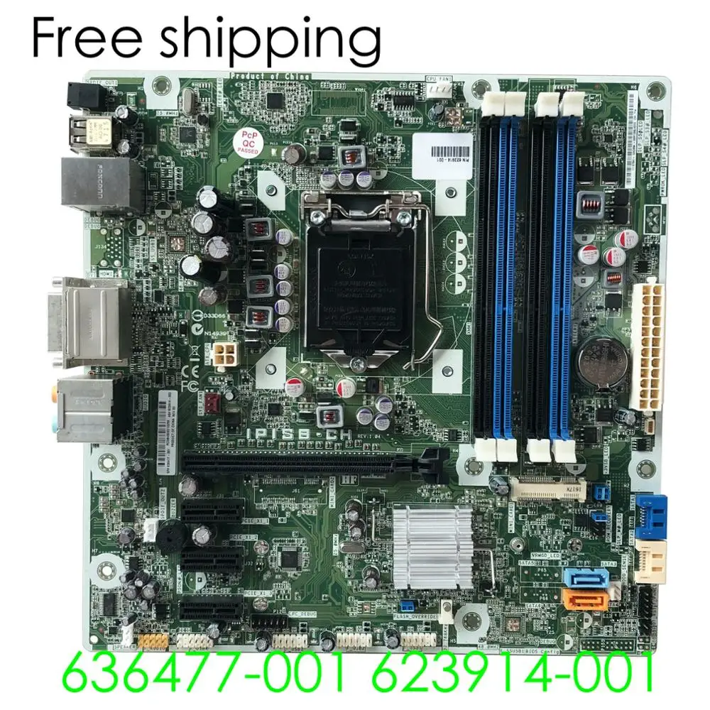 

623914-001 For HP P6735CN Desktop Motherboard IPISB-CH 636477-001 623914-001 Motherboard 100% test ok delivery