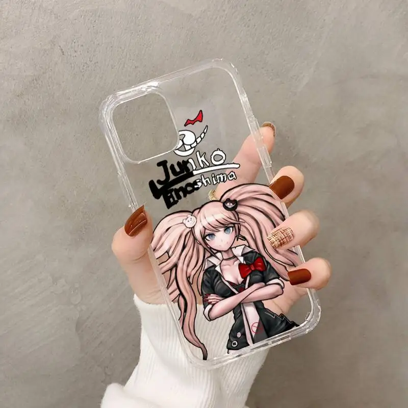 Danganronpa Junko Enoshima Monokuma Phone Case for iphone 13 11 12 pro XS MAX 8 7 6 6S Plus X 5S SE 2020 XR case