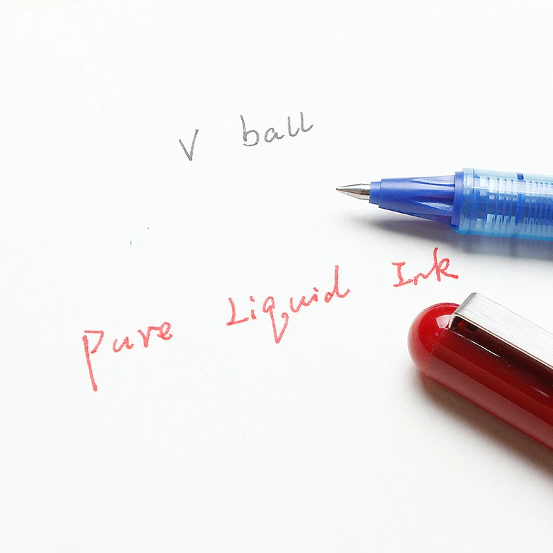LifeMaster Pilot V Ball BL-VB5 Pure Liquid Ink Gel Pen Black/Blue Super Smooth Writing Supplies