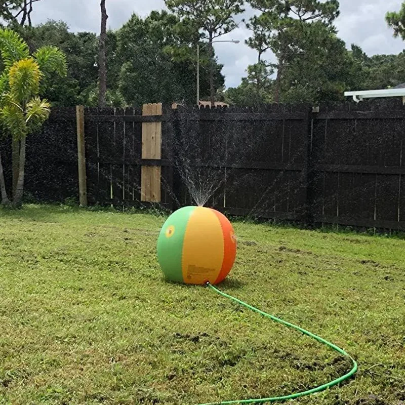 Bola de água de pulverizador inflável engraçado crianças água sprinkler bola verão piscina ao ar livre praia jogar o gramado bolas jogando brinquedos