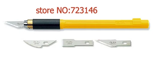 FEITO NO JAPÃO OLFA Faca de arte profissional AK-4 com lâminas 3pcs ANDE Lâmina OLFA KB4-WS KB4-R KB4-F KB4-S