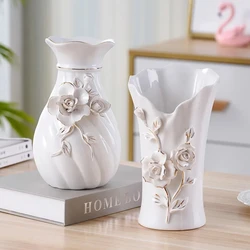 3D Ceramic Vase Home Decor Creative Design Porcelain Decorative Flower Vase For Wedding Decoration