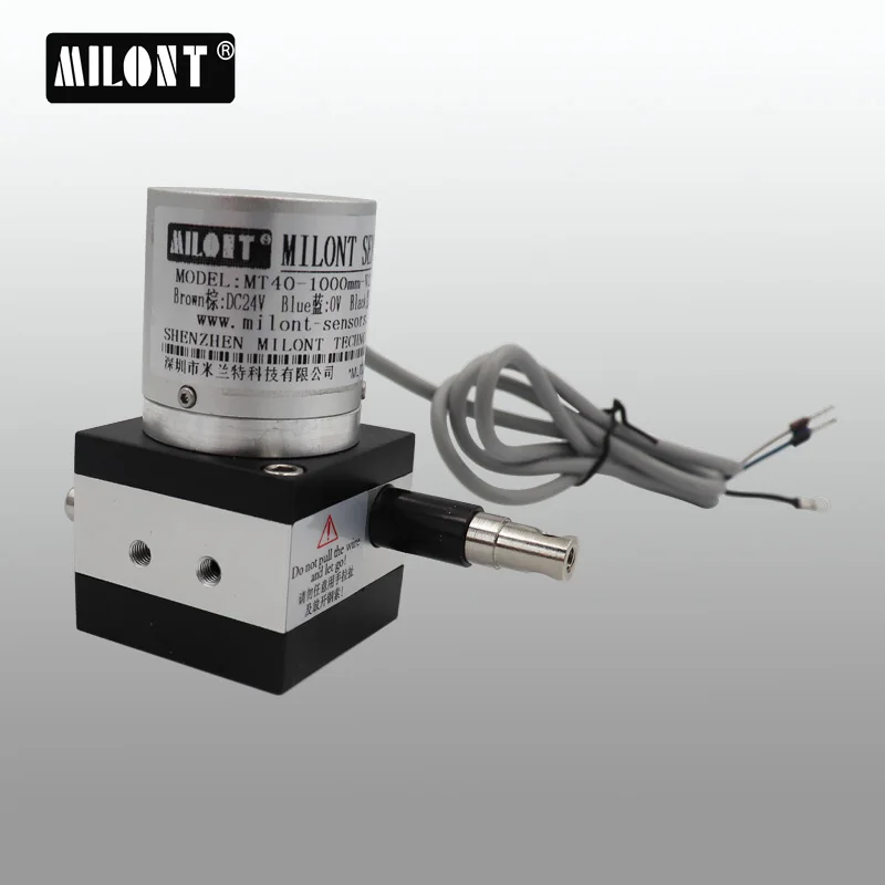 Draw Wire Displacement Sensor Milont MT40  500MM- 1500MM - A2 ( 4-20mA , 2 Wire )  / A3 ( 4-20mA , 3 Wire  )