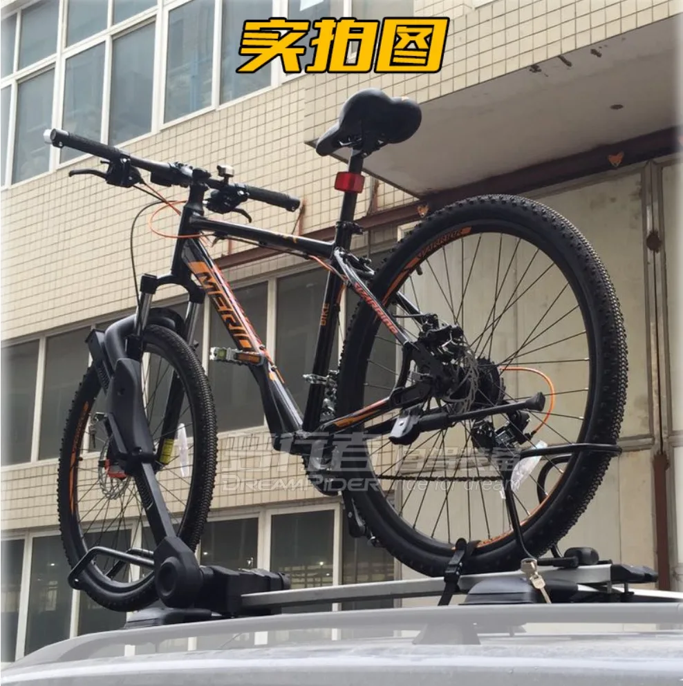 For big Tube Tire LEVO Bike Bicycle Rack Fix Roof-Top Bike Car SUV Racks Carrier Quick Install Bike Roof Rack MTB Bike Accessory