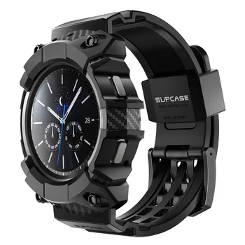 For Samsung Galaxy Watch 4 Classic Case 42mm (2021 Edition) SUPCASE UB Pro Rugged Protective Cover with Watch Strap Bands