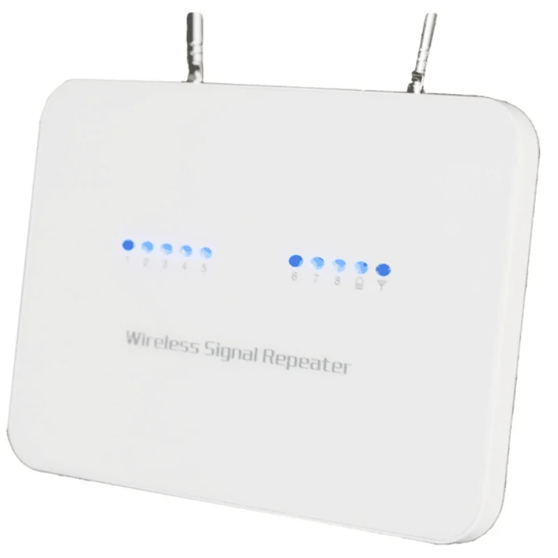 433MHz Wireless Signal Repeater Transmitter Booster Extender for GSM PTSN WiFi Home Burglar Alarm Security System