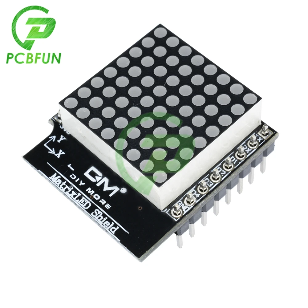 Wholesale New 1pcs Matrix LED Shield V1.0.0 For WEMOS D1 Mini Digital Signal Output Module 8 X 8 Dot Board With Pins