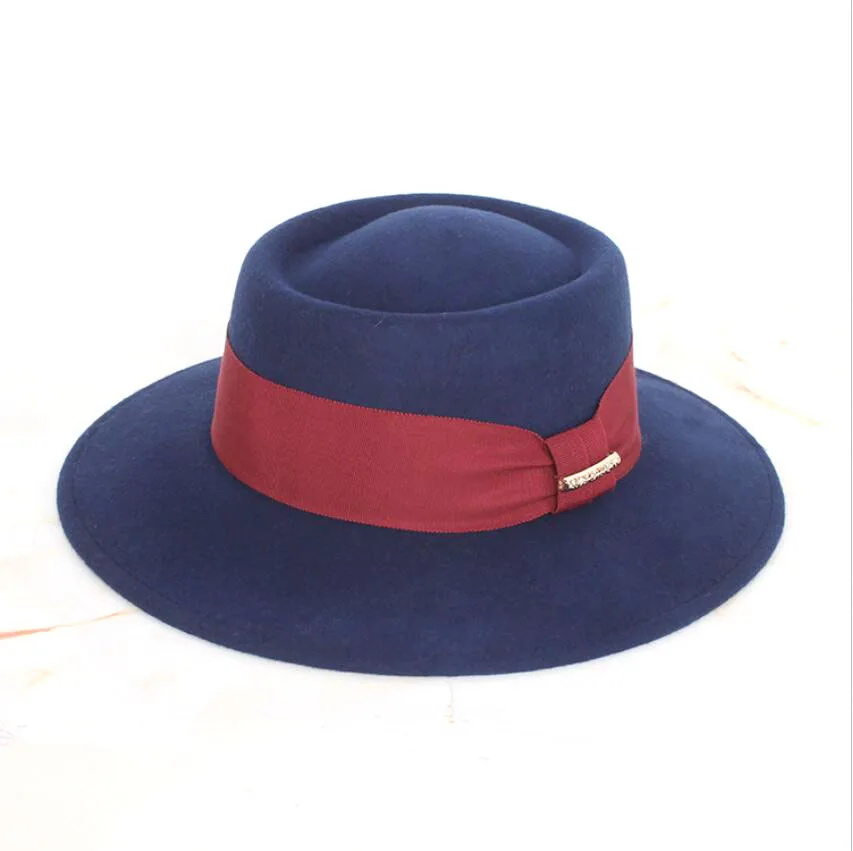 2024 Wool High Quality Fedora Hats for Women Fabric Ribbon Winter Hat Comfortable Cool Beautiful Various colors Hats For Women