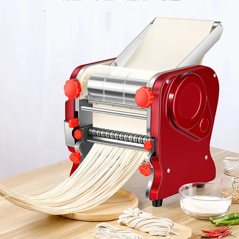 Auto Noodles Cutter electric fresh pasta maker noodle machine Kitchen processing dough sheeter roller kneading Dumpling cutting