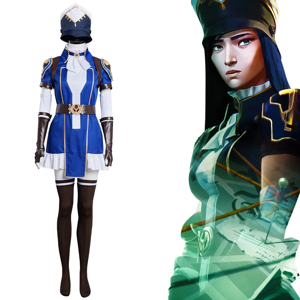 

Arcane: LOL - Caitlyn the Sheriff of Piltover Cosplay Costume Outfits Halloween Carnival Suit