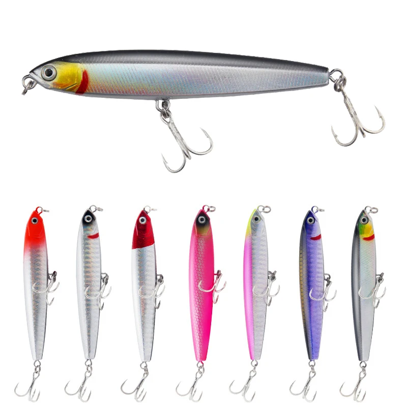 

Long-distance Throwing Lure Bait, A Piece of Artificial Plastic Flying Ghost Pencil Bait, with Sharp Fixtures, Fishing Supplies