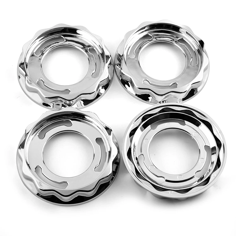 4pcs 101mm RS RC RSII Wheel Hub Caps For Rim Hex Cap 09.24.383 Refits Center Cover Hubcap Car Accessories Black Silver Chrome