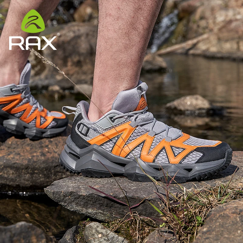 RAX męskie buty górskie wiosna odkryte trampki mężczyźni oddychające siatkowe buty trekkingowe taktyczne Walking buty do kostki Camping turystyka