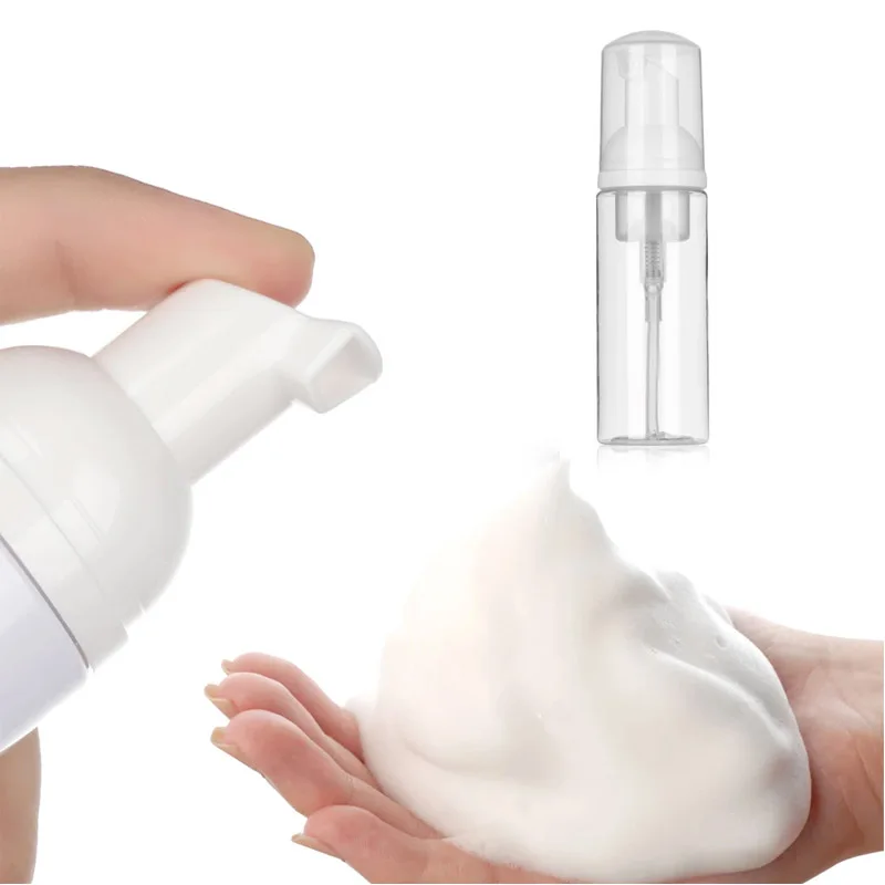 32pcs 60ML Foam Dispenser Bottle Plastic Refillable Foam bottle Sample Container Foaming Soap Dispenser Pump Bottles for Travel