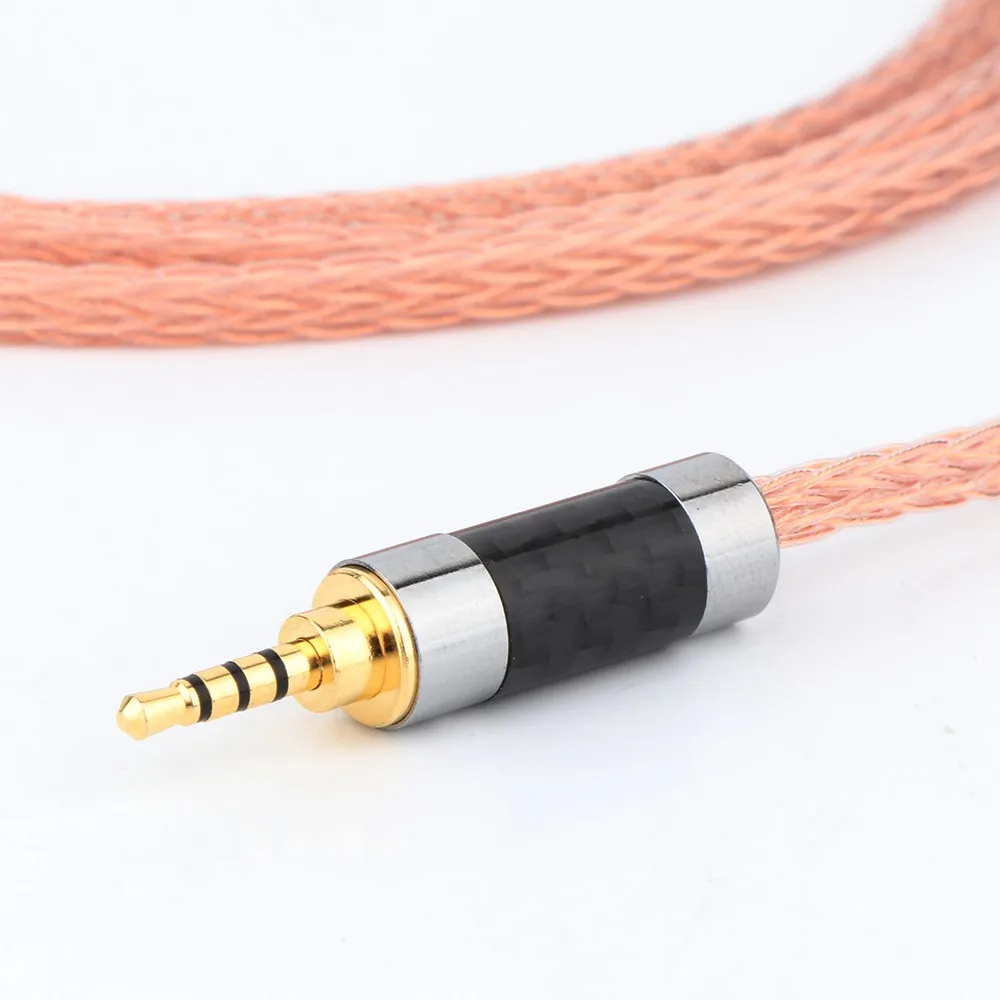 Preffair 3.5mm 2.5mm 4.4mm XLR 7N OCC Single crystal copper Mixed Headphone Cable For Sennheiser HD700