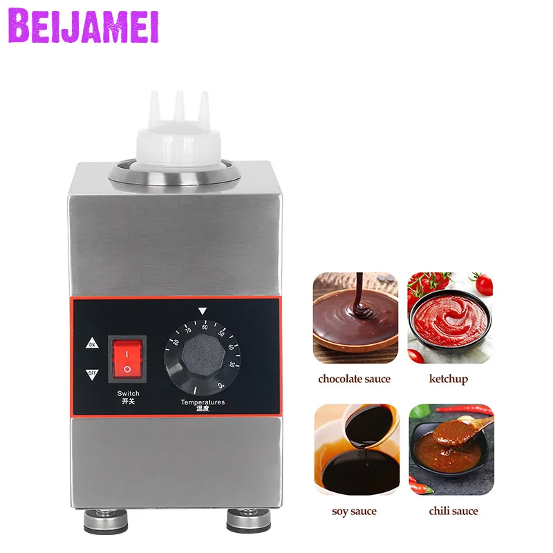 BEIJAMEI Commercial Sauce Warmer Chocolate Warming Machine Stainless Steel Electric Jam Heater Filling Machines