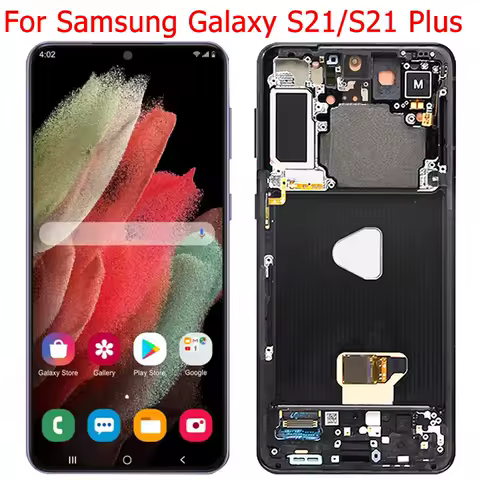 G996B LCD For Samsung S21 5G LCD Display Screen With Frame 6.7" S21 Plus G991B G990F SM-G996F Display Screen