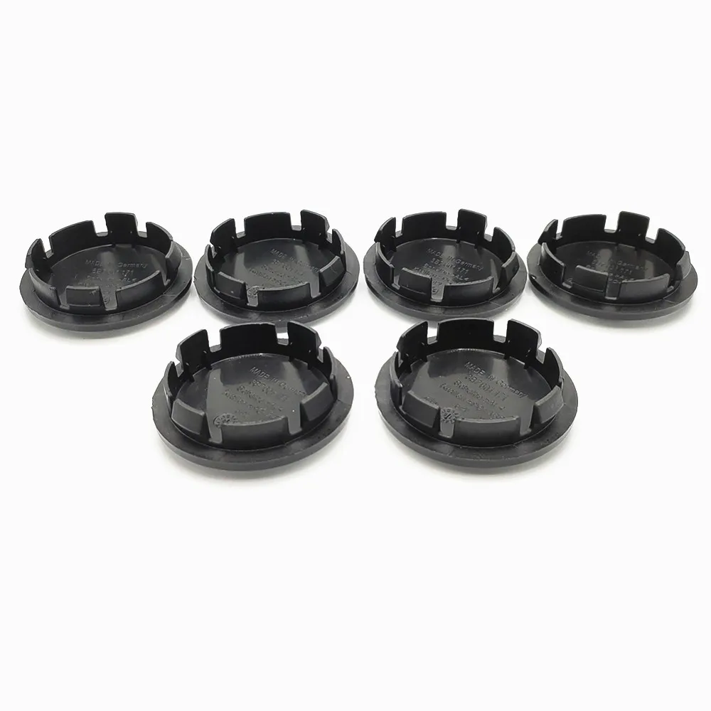 3B7601171 For Touran Beetle Golf Bora Sharan Tiguan 65mm Black Car Wheel Center Caps Hub Cover 3B7601171 3B7 601 171