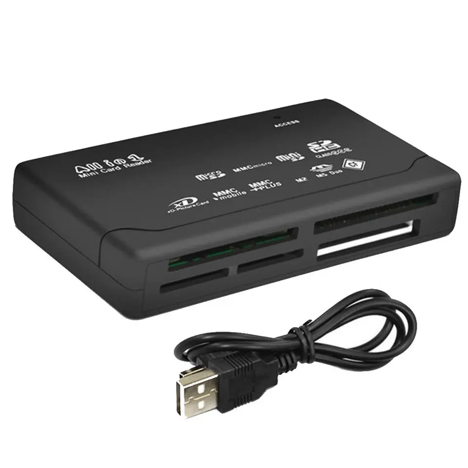 オールインワン カード リーダー USB 2.0 SD カード リーダー