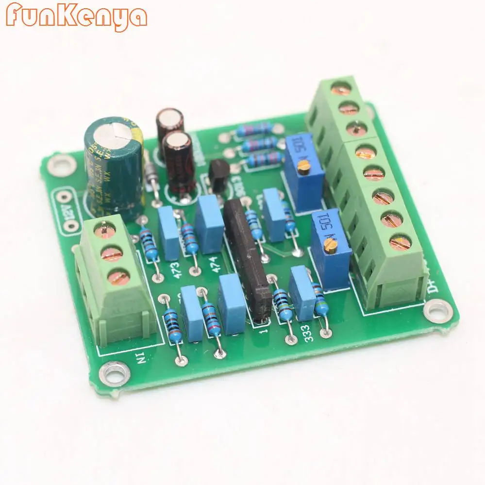 VU Meter Drive Circuit Board TA7318P Power Amplifier Pre-amplifier Chassis DB Level Meter Tungsten Lamp And LED