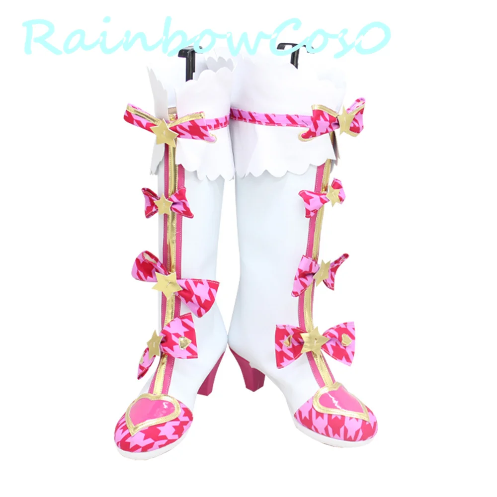 Pripara Manaka Laala Cosplay Sapatos Botas Jogo Anime Carnaval Festa Halloween RainbowCos0 W1770