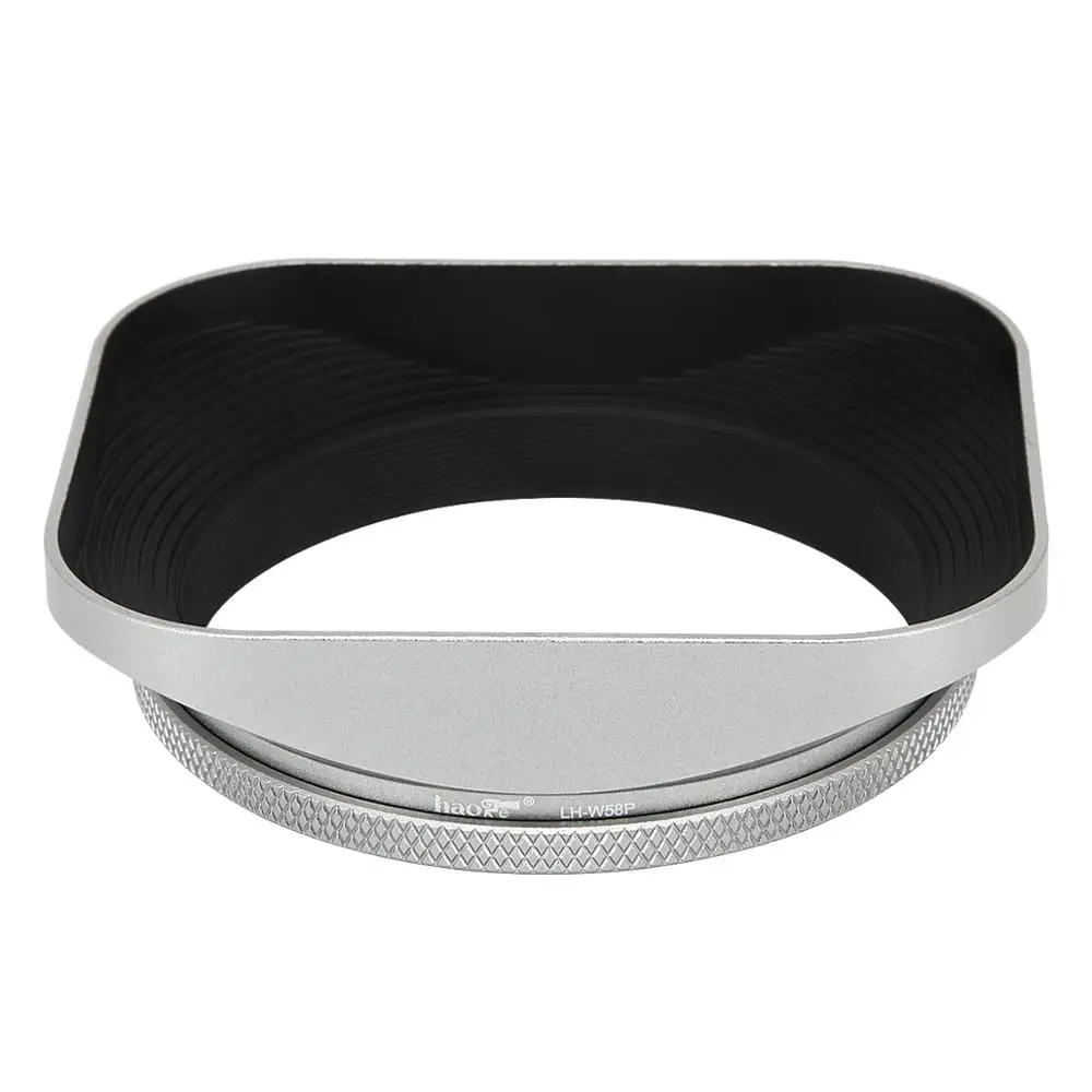 Haogeโลหะสกรูเลนส์Hollow Outออกแบบและหมวกโลหะได้รับการออกแบบมาเป็นพิเศษสำหรับเลนส์58มม.