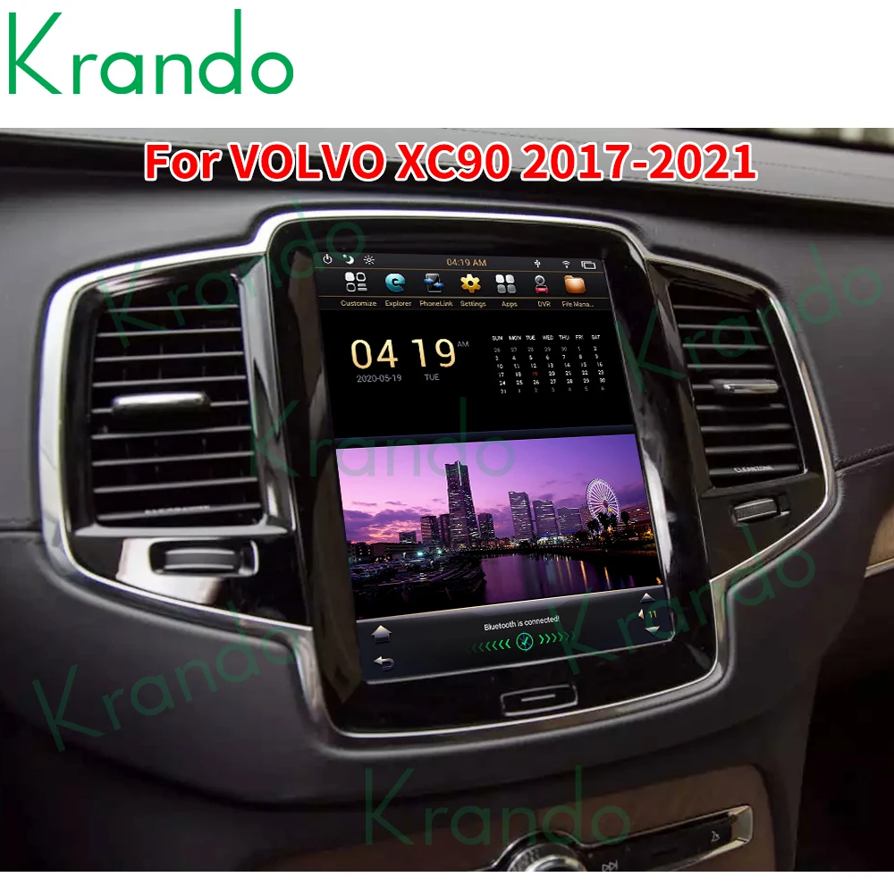 Krando Android Ai Box For Volvo S60 V60 XC40 XC60 XC90 S90 V90 V40 2017 - 2021 Multimedia Carplay