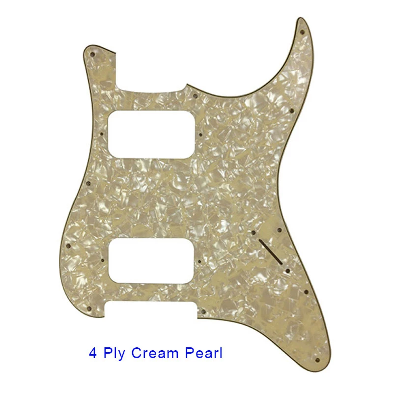 Feima Custom Pickguard For USA and Mexico Fender Strat St HH umbuckers Pickups Scratch Plate No Control Punch Holes 11Screw Hole