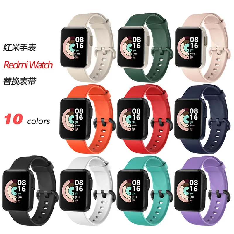 سيليكون حزام الفرقة ل شاومي Mi ساعة لايت/ل Redmi watchbelt الأصلي الذكية الرياضة معصمه سوار استبدال Correa