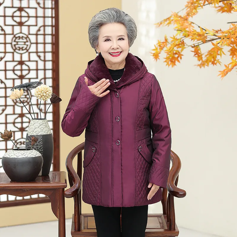 Chaqueta de plumón de pato para mujer, Parka gruesa y cálida con cuello de piel para madre, con capucha, G678, novedad de invierno, 2022