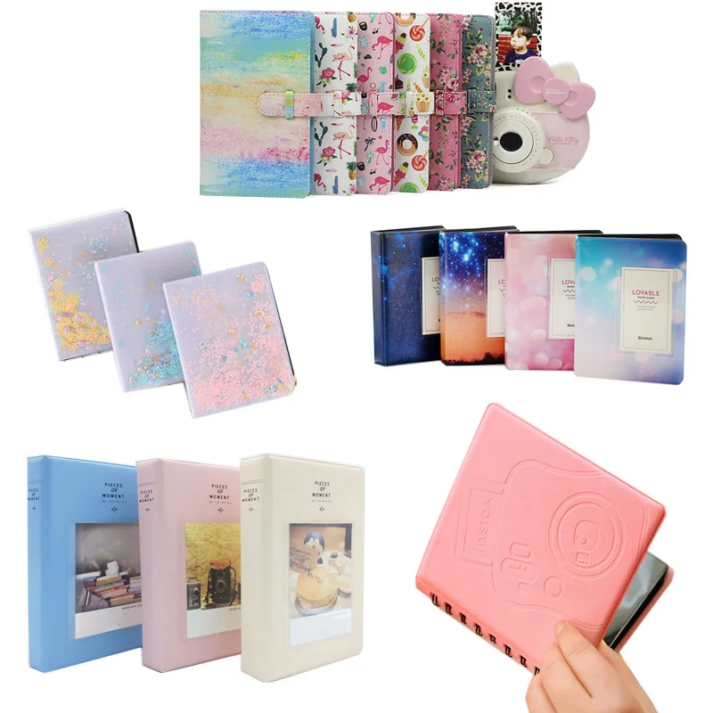 64/68/96 Pockets Book Album for Fujifilm Instax instant Mini 11 9 8 7s 70 25 50s 90 Mini Films 3 inch Photo paper