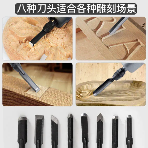 Woodworking engraving machine small hand-held diy handmade bonsai wood carving hand tool set