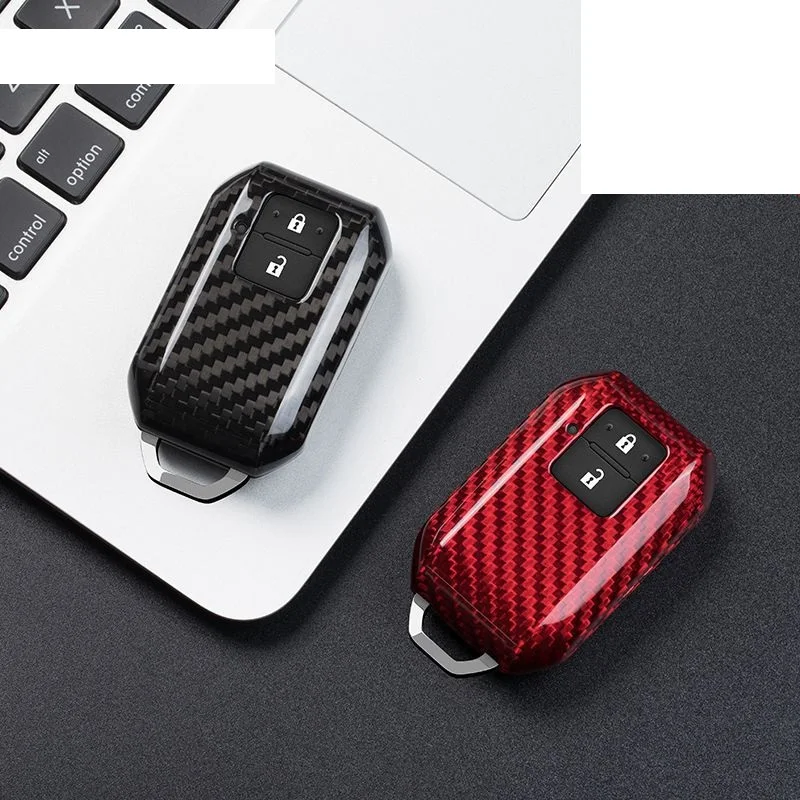 Real Carbon fiber Car Remote key Fob case key Cover for suzuki swift 2017 2019 2020 wagon R monopoly  keyless holder protection