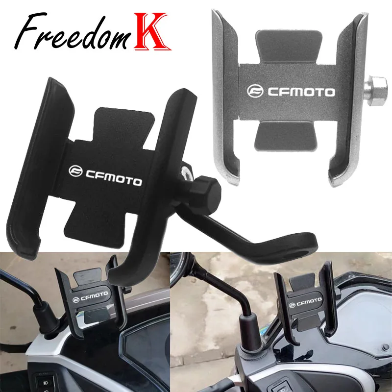 Motorcycle Phone Holder Accessories For CFMOTO 150NK 250NK 400NK 650NK NK 150 250 400 650 High Quality Aluminum Mobile Stand