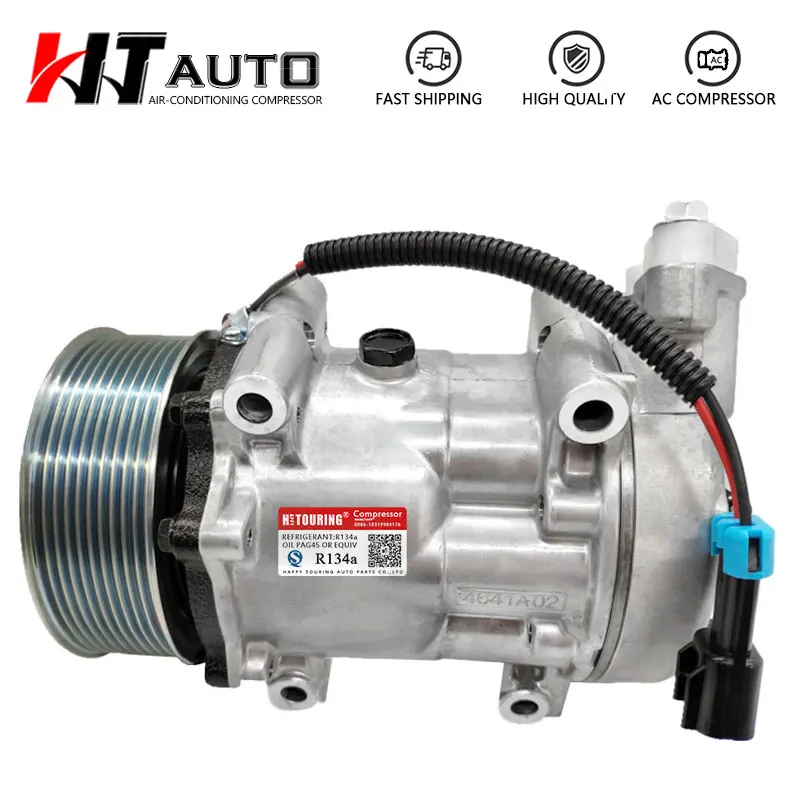 AC Compressor FOR International Navistar 3611894C91 3808548C2 3808548C3 QP4720S 54720QS PTAC54720QS 300-4384QS SANDEN 4347